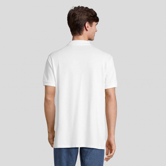 POLO MIXTE PERSONNALISABLE BLANC 'PACIFIC' 210G/M2
