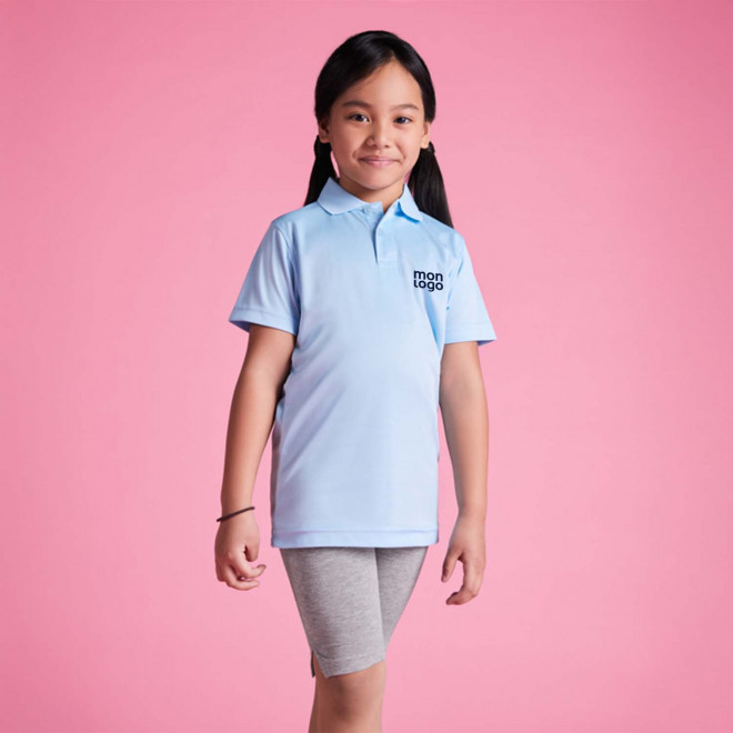 RAPIDE 4J   POLO SPORT ENFANT PERSONNALISE 'MONZHA'