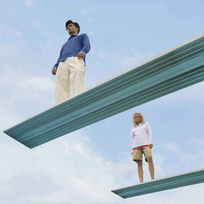 POLO MIXTE COULEUR PERSONNALISE 'PACIFIC LSL'