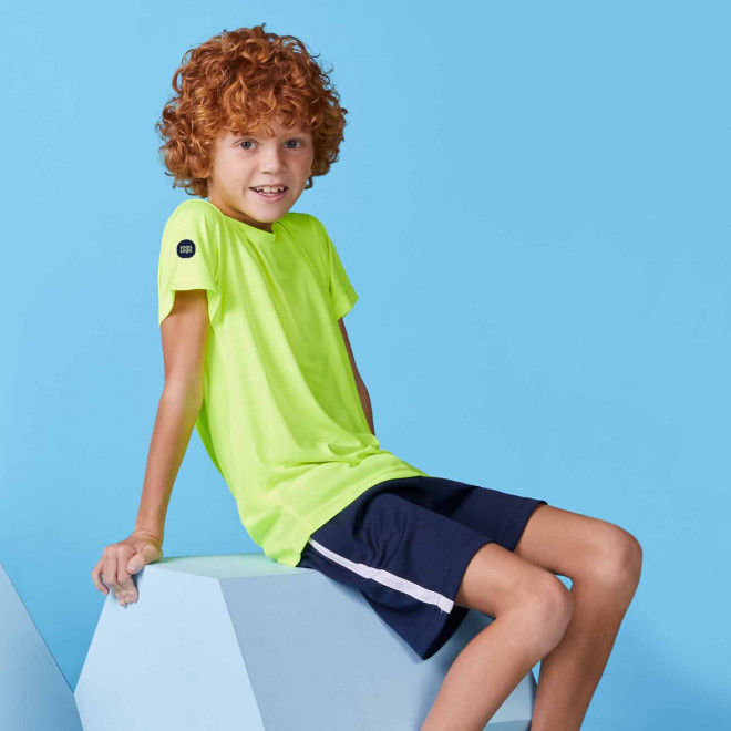 TEE SHIRT SPORT MC ENFANT PERSONNALISABLE 'ESTORIL'