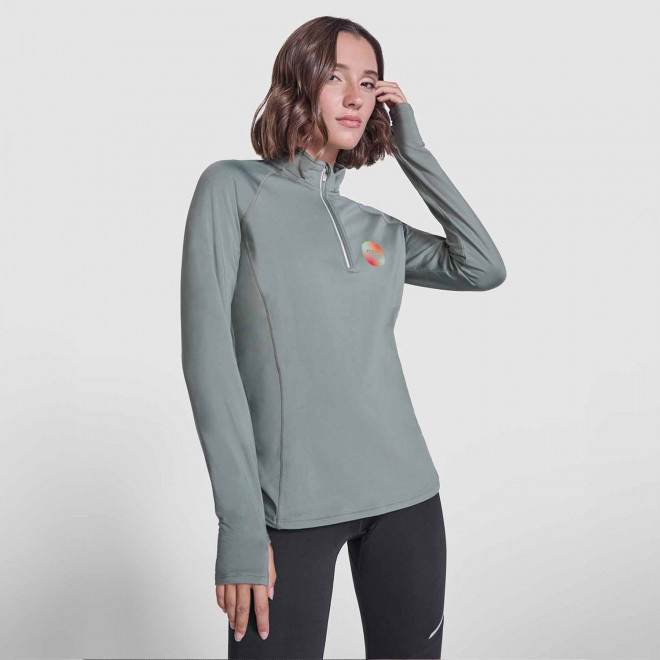 SWEAT DEMI ZIP RESPIRANT FEMME PERSONNALISE 'ESTAMBUL'