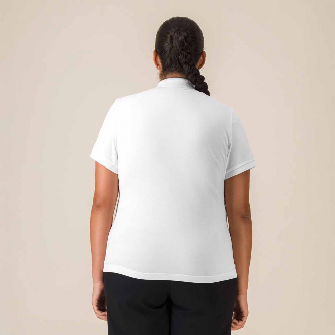 POLO FEMME BLANC PERSONNALISE 'COASTER'