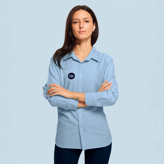 CHEMISE PERSONNALISABLE FEMME MADE IN FRANCE 'ARENDT'