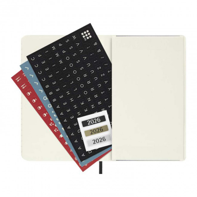 AGENDA SEMAINIER DE POCHE PERSONNALISE 'MOLESKINE SOUPLE'