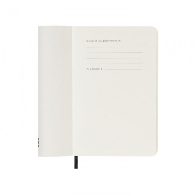 AGENDA SEMAINIER DE POCHE PERSONNALISE 'MOLESKINE SOUPLE'