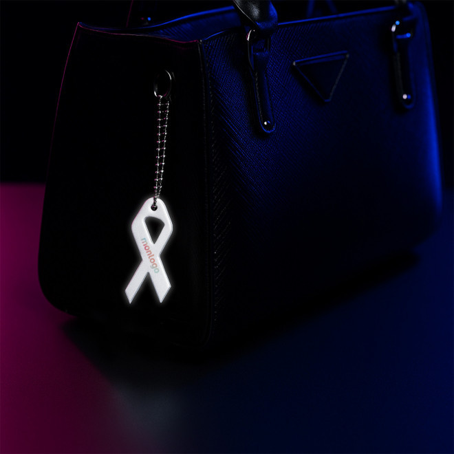 PORTE CLE REFLECHISSANT NORME PERSONNALISE 'SIMI'