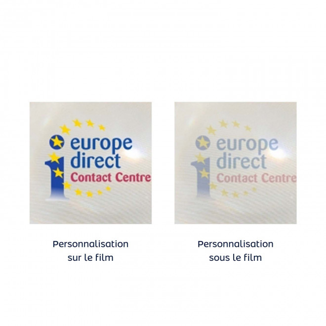 PORTE CLE REFLECHISSANT NORME PERSONNALISE 'SIMI'