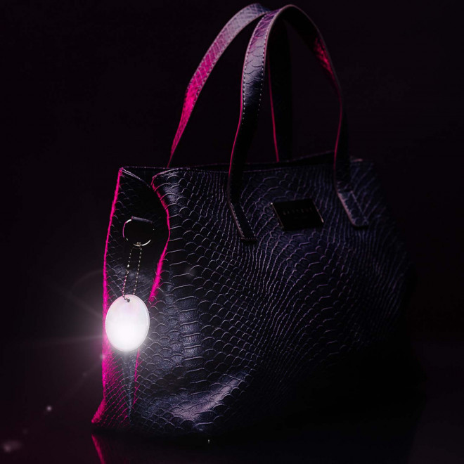 PORTE CLE REFLECHISSANT PRO ROND 'SIMI'