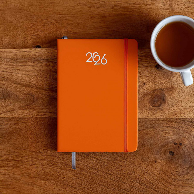 AGENDA JOURNALIER PERSONNALISABLE EN PU 'MARCHO'