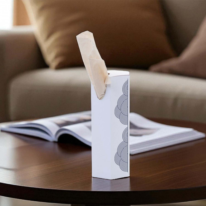 BOITE MOUCHOIR PERSONNALISABLE PAPIER RECYCLE 'TCHOUMA'