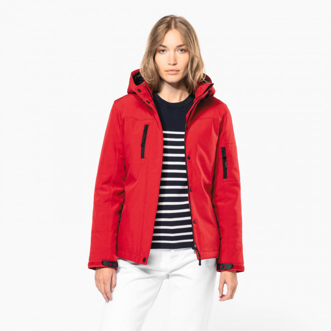 SOFTSHELL FEMME PERSONNALISABLE 'KARISOFT CAPUCHE'