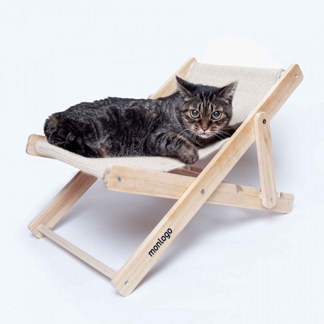 CHAISE LONGUE PERSONNALISABLE POUR ANIMAUX 'BAUDRY PETS'