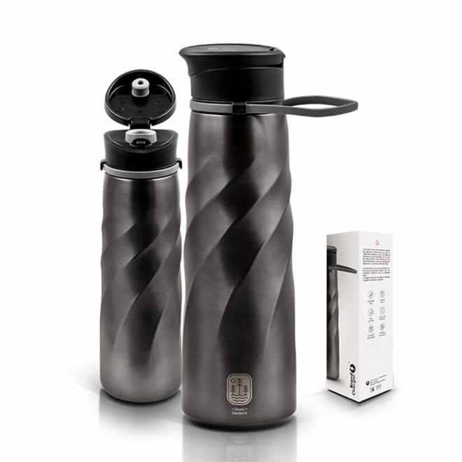 GOURDE SPORT PERSONNALISABLE ACIER INOXYDABLE 1L 'TIVOR' 