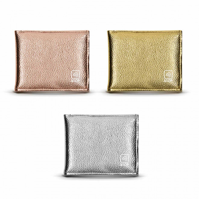 PORTE MONNAIE PERSONNALISABLE ANTI RFID 'GLOSSY POCKET'
