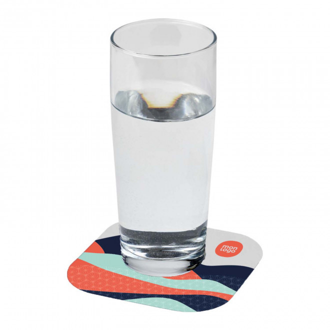 SOUS BOCK PUBLICITAIRE EN PNEU 'BIBAIN'