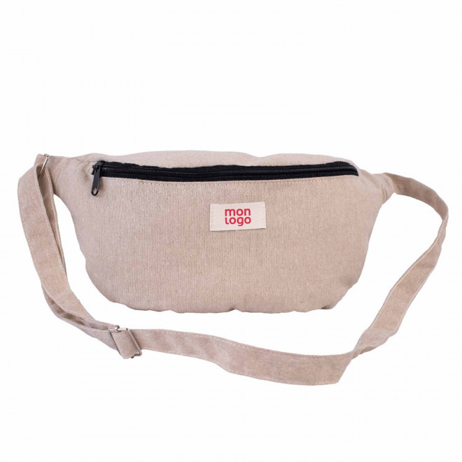 BANANE PERSONNALISABLE MIE EN COTON RECYCLE 'LOR'