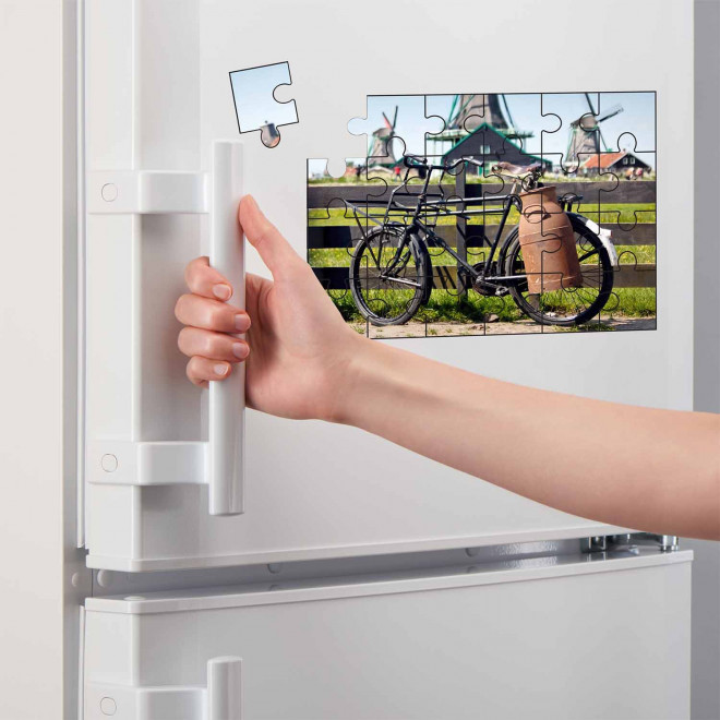 MAGNET PERSONNALISABLE PUZZLE MADE IN EUROPE 'SOULAS'