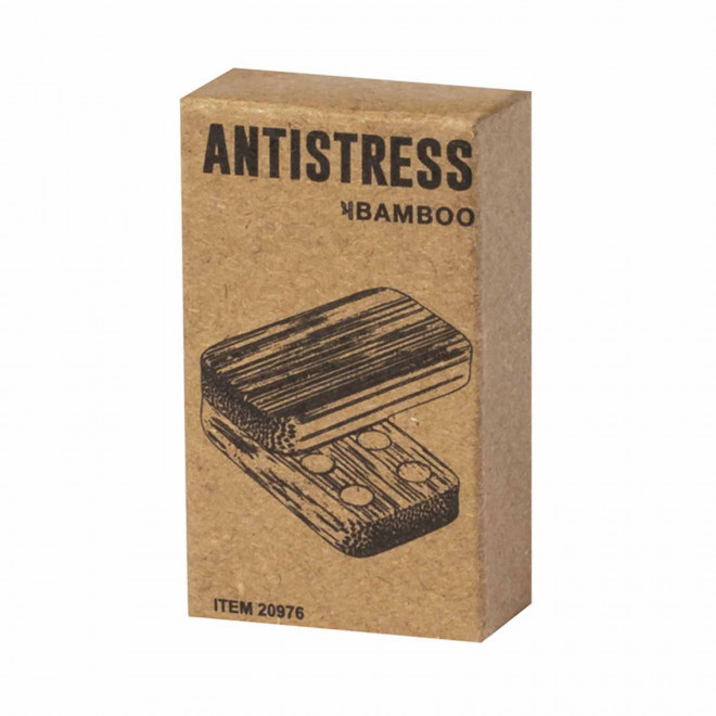 ANTI STRESS EN BAMBOU PERSONNALISABLE 'POKITAL'