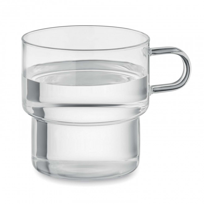 TASSE VERRE EMPILABLE PERSONNALISEE 300ML 'BOROPLI'