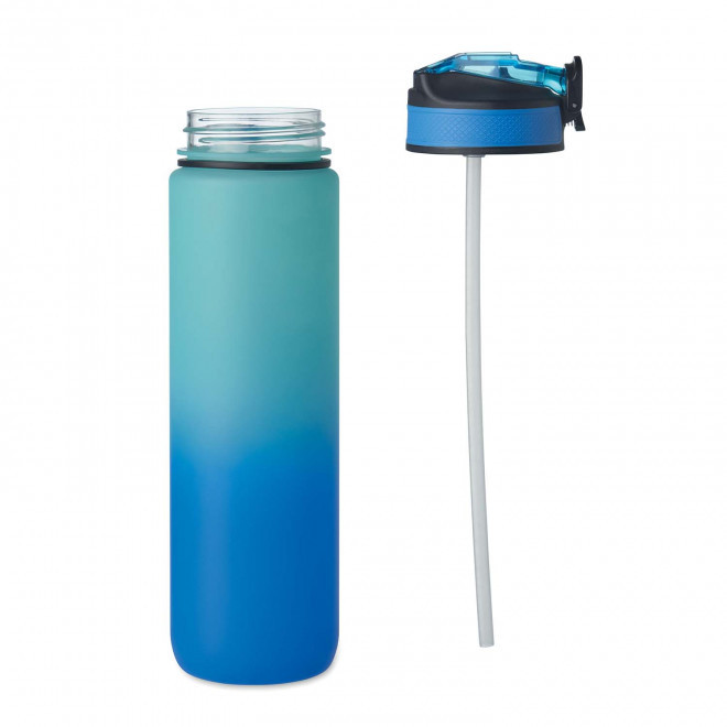 GOURDE RPET AVEC PAILLE PERSONNALISEE 1L 'DAYLY REINBOW'