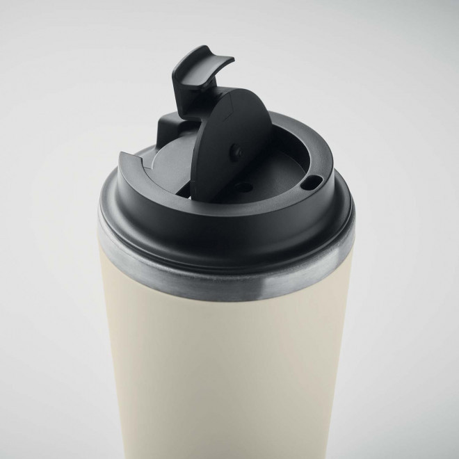 MUG ISOTHERME PERSONNALISE AVEC INTERIEUR CERAMIQUE 350ML 'MULTIS'