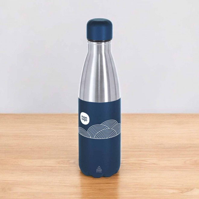 BOUTEILLE ISOTHERME RECYCLE 550ML PERSONNALISABLE 'ASTDUO'