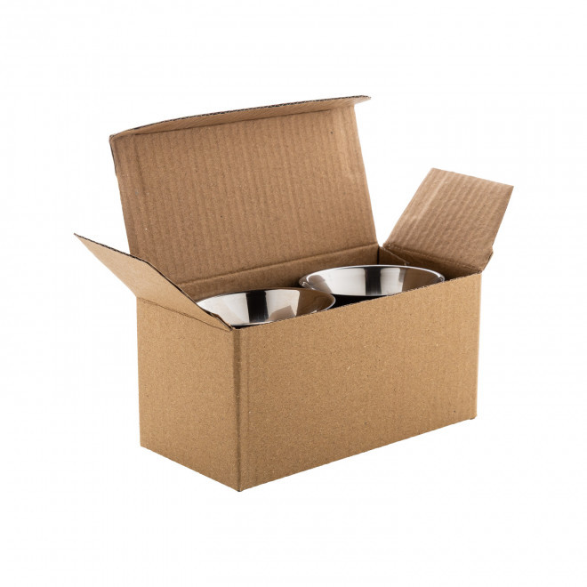 SET TASSES EN ACIER 80ML PERSONNALISABLE 'TEDOK'