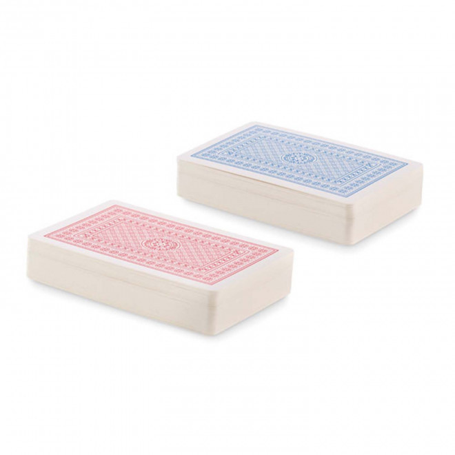 SET DE 2 JEUX DE CARTES PERSONNALISABLE 'FLUSH DUO'