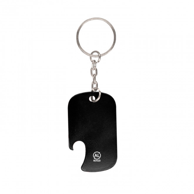 PORTE CLE ALU RECYCLE PERSONNALISABLE 'PLAKI DECAPS'