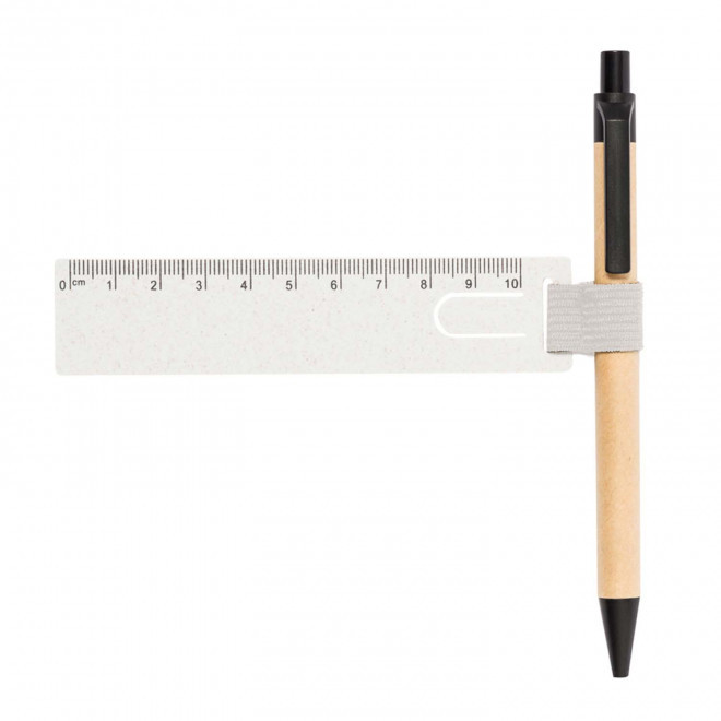 MARQUE PAGES REGLE ET PORTE STYLO PERSONNALISE 'LIO'