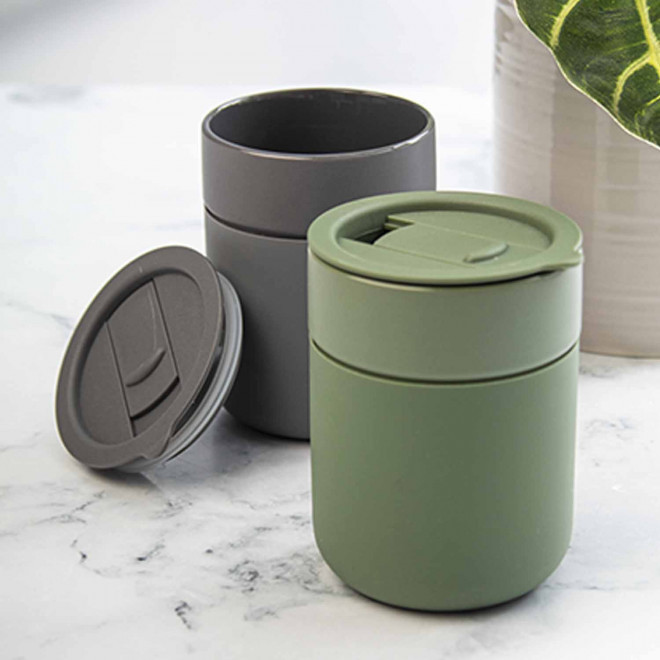 MUG PERSONNALISE EN CERAMIQUE ET SILICONE 'CERAMU' 