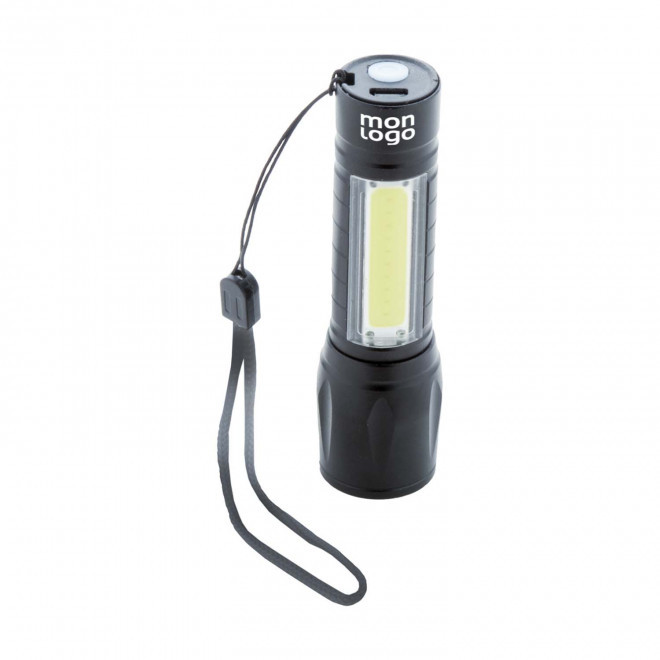 LAMPE DE POCHE RECHARGEABLE PERSONNALISABLE 'COBA PLUS'