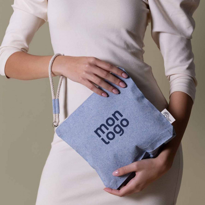 TROUSSE EN COTON RECYCLE PERSONNALISABLE 'DAYAS MAXI'