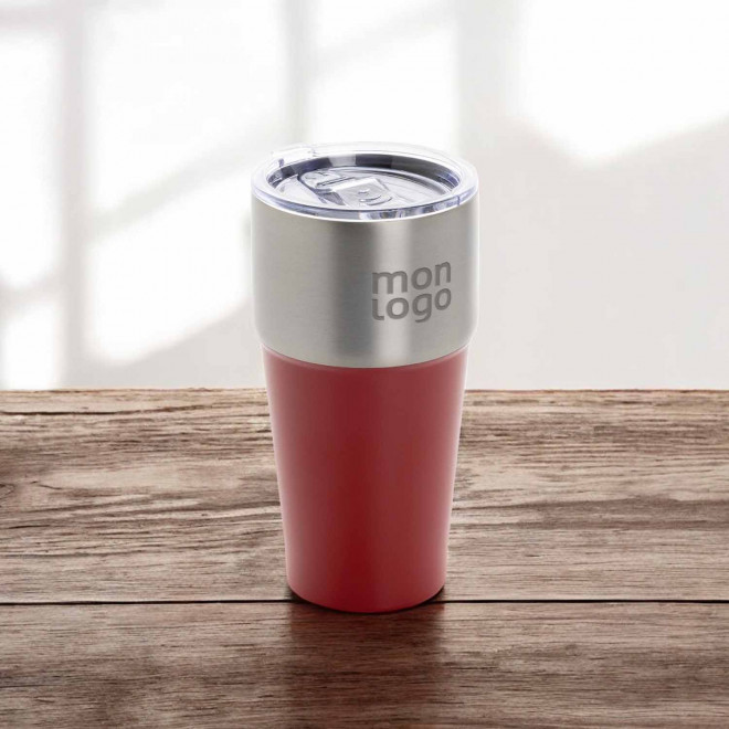 MUG ISOTHERME PERSONNALISABLE ACIER RECYCLE 500ML 'WESIGN'
