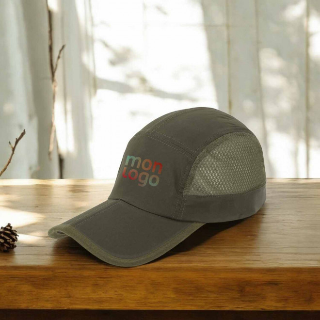 CASQUETTE DE SPORT PLIABLE PERSONNALISABLE 'CARUN PLIABLE'