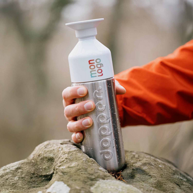 BOUTEILLE ISOTHERME PERSONNALISABLE DOPPER 580ML 'LOSTRI' 