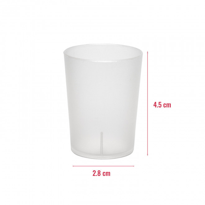 GOBELET SHOOTER PERSONNALISÉ 3CL 'CUPO QUADRI'