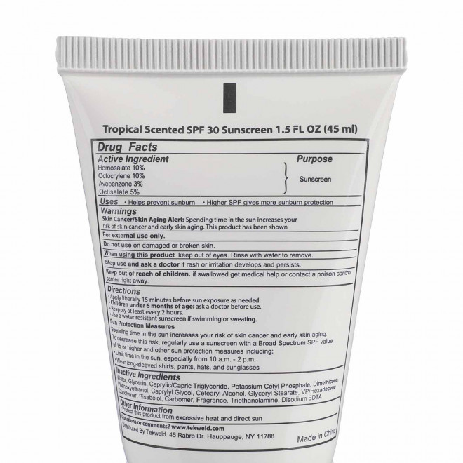 CREME SOLAIRE SPF30 PERSONNALISABLE EN TUBE 45ML 'PROSUN' 