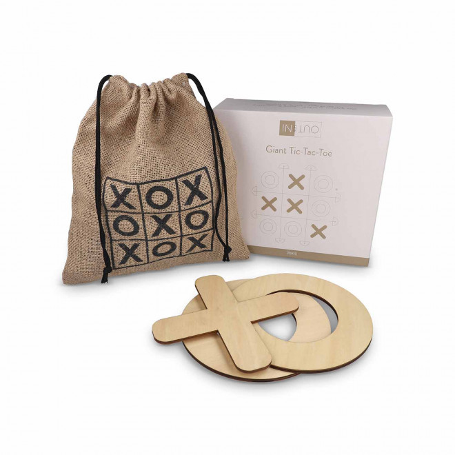 JEU DE MORPION GEANT PERSONNALISE 'TICTACTOE'