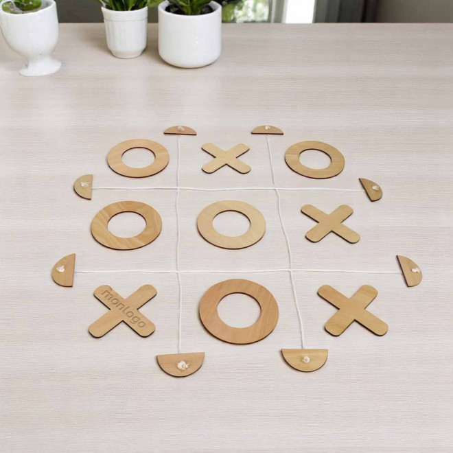 JEU DE MORPION GEANT PERSONNALISE 'TICTACTOE'