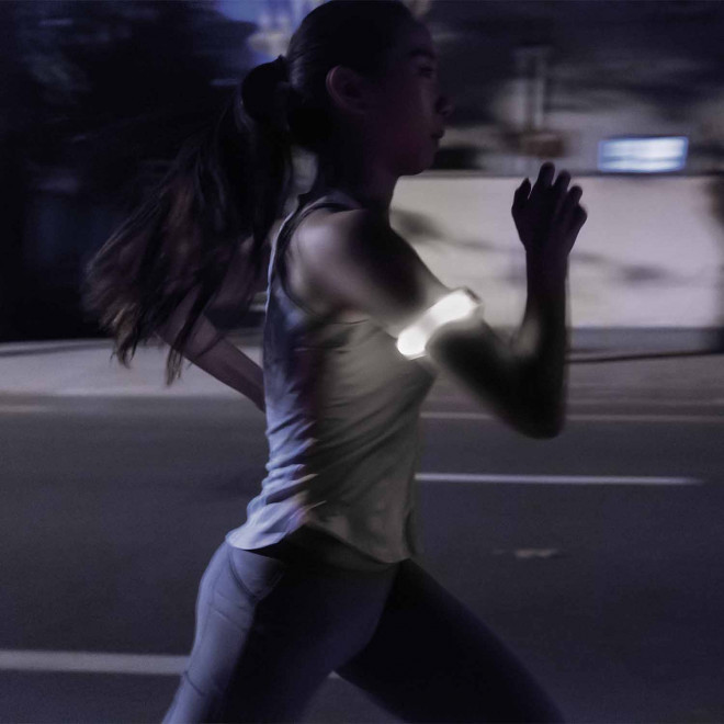 BRASSARD DE SECURITE PERSONNALISE 'VISIBILITY BLANC'