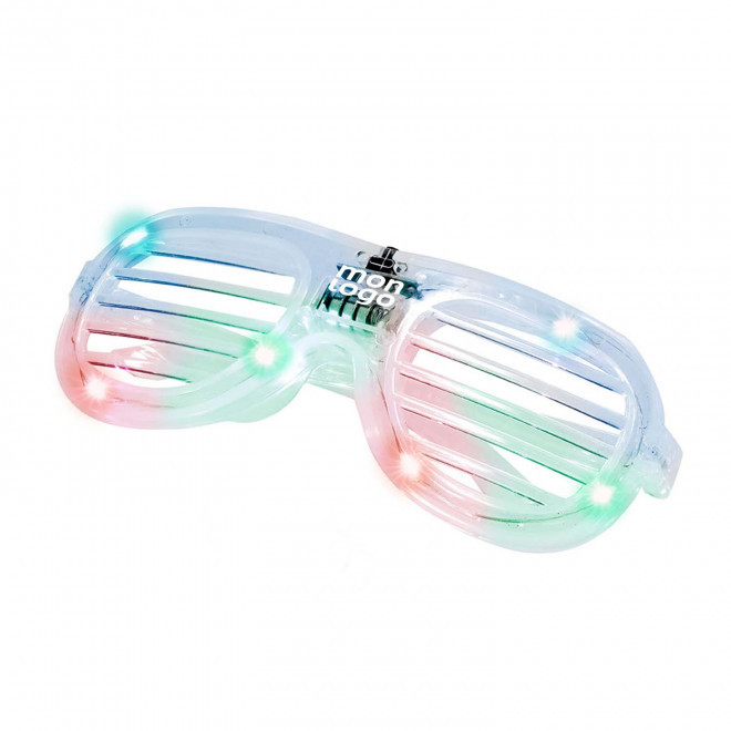LUNETTES LUMINEUSES PERSONNALISABLES 'BAUDRYGLASS'