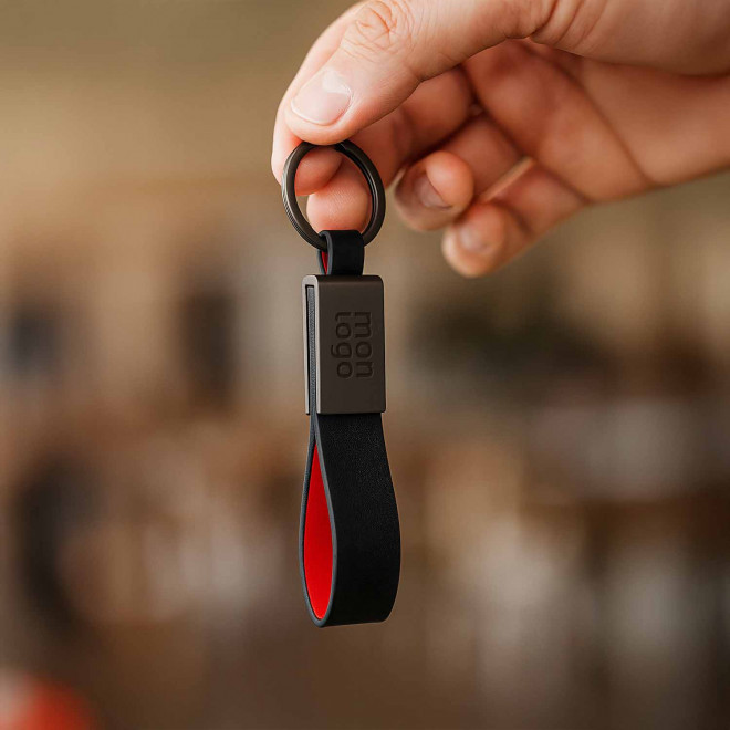 PORTE CLES EN METAL PERSONNALISABLE 'KISKOU'