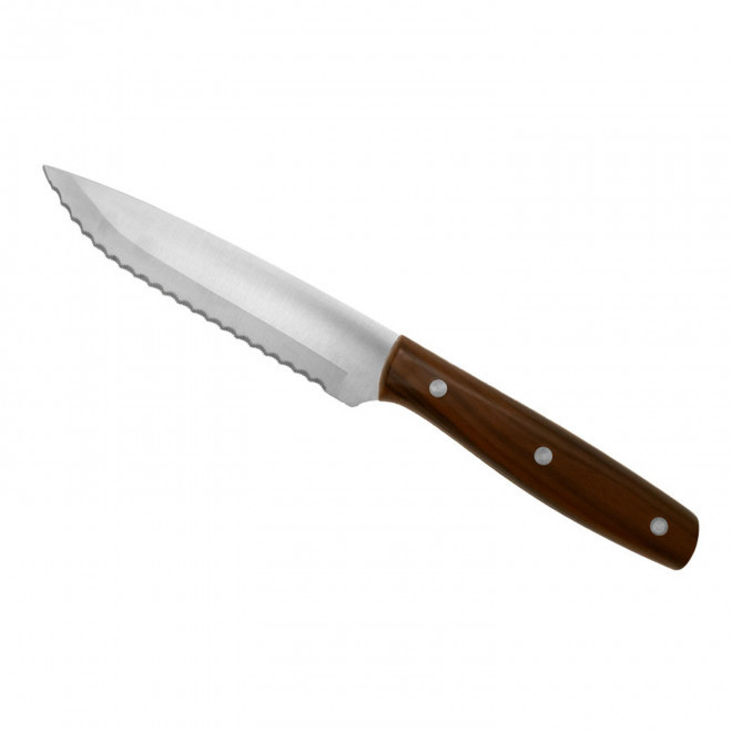 COUTEAU A STEAK EN ABS EFFET BOIS PERSONNALISABLE 'LANOMI'