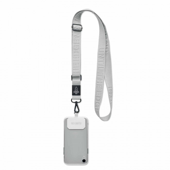 TOUR DE COU PERSONNALISABLE TELEPHONE 'INFLU METAL'