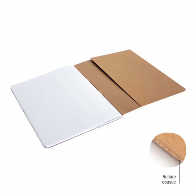  EXP.24H   CARNET RECYCLE PERSONNALISABLE LIGNE A5 'ISIS'