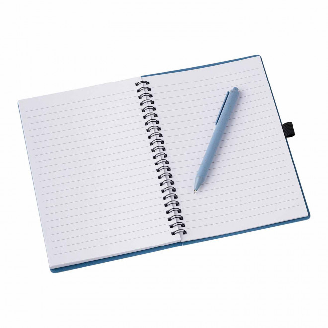 CARNET PERSONNALISABLE A5 EN PP ET PAILLE DE BLE 'PIPA'