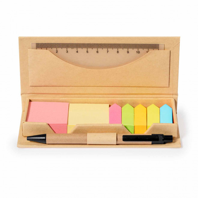 SET DE BUREAU PERSONNALISABLE EN CARTON RECYCLE 'MORGAN'