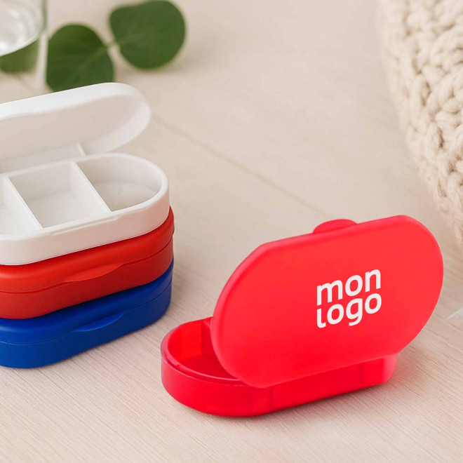 PILULIER 3 COMPARTIMENTS PERSONNALISABLE 'COMPY'