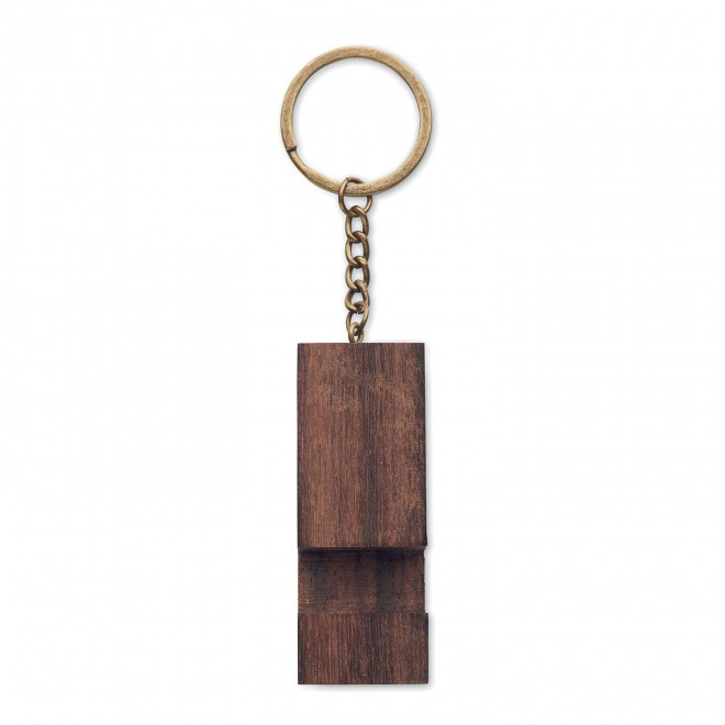 PORTE CLE PERSONNALISABLE EN NOYER 'GRINUS PLUS'